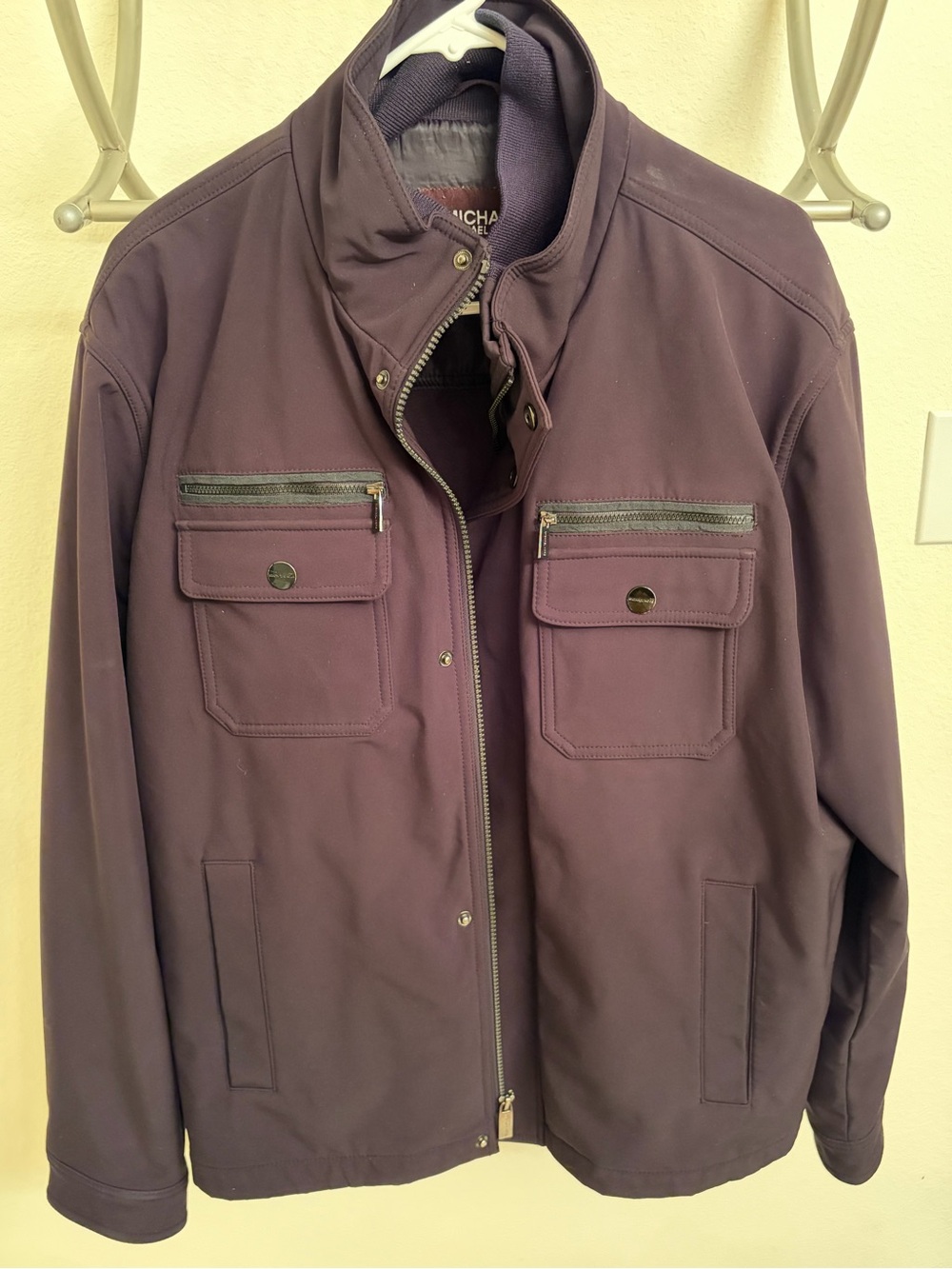 Michael Kors Men's Plum Utility Field Jacket